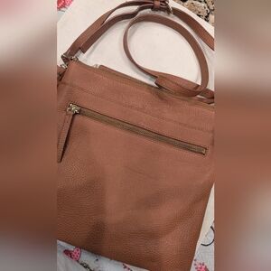 Halogen Brown Crossbody Bag